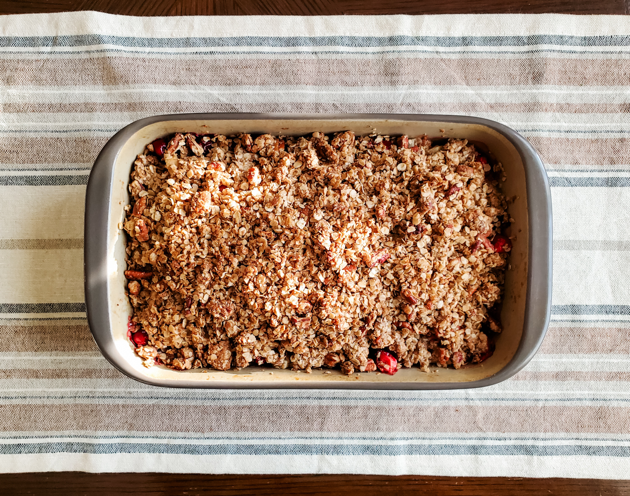 Cranberry Pear Crisp